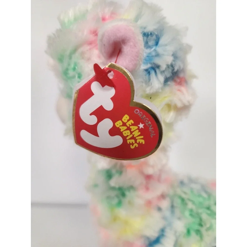 TY Beanie Baby LOLA the Rainbow Llama (6 inch)   2019 New with Tags  July 21 DOB